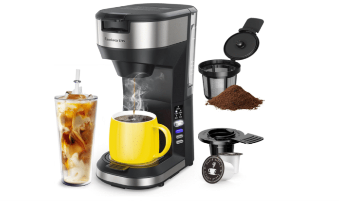 Famiworths Upgraded Hot and Iced Coffee Maker