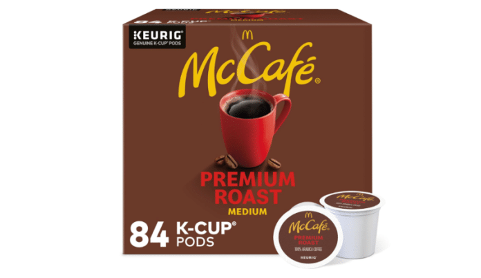 McCafe Premium Roast, Single-Serve Keurig K-Cup Pods, Medium Roast Coffee Pods