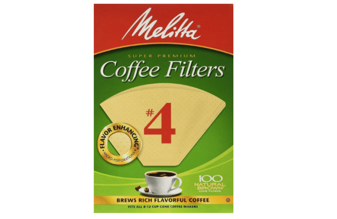 Melitta Super Premium No. 4 Coffee Paper Filter