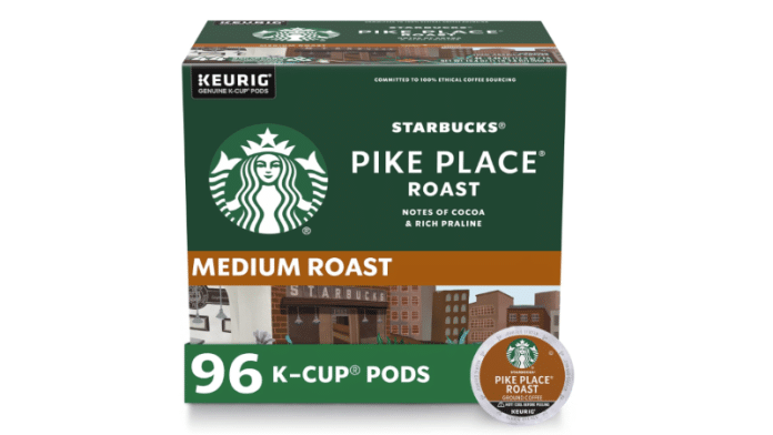 Starbucks K-Cup Coffee Pods Medium Roast Coffee